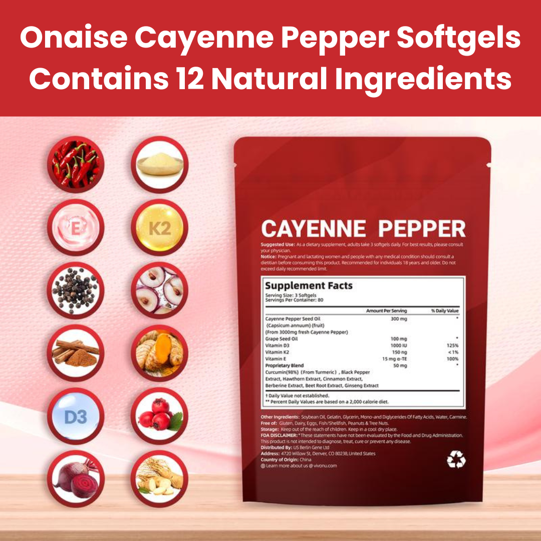 Cayenne Pepper Softgels